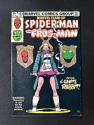 Buy MARVEL TEAM-UP #131 MARVEL COMICS 1983 Spider-Man White Rabbit Frog-Man • 19.71£