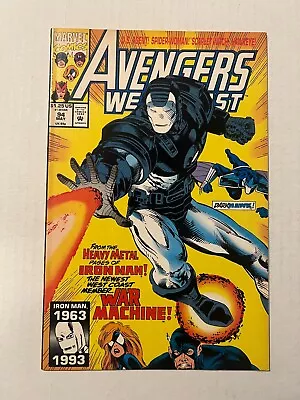 Buy West Coast Avengers #94 Nm 9.2 1st Appearance Of Rhodey As War Machine 1993 • 79.67£