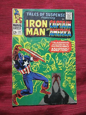 Buy Tales Of Suspense Ft Iron Man & Captain America 82 1st Adaptoid (Marvel 1966) • 13.43£