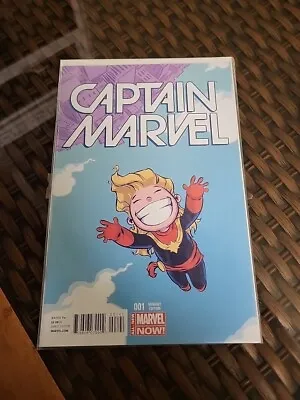 Buy Captain Marvel #1 Skottie Young Variant Cover Marvel Comics • 10£