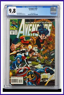 Buy Avengers #370 CGC Graded 9.8 Marvel January 1994 White Pages Comic Book. • 119.93£