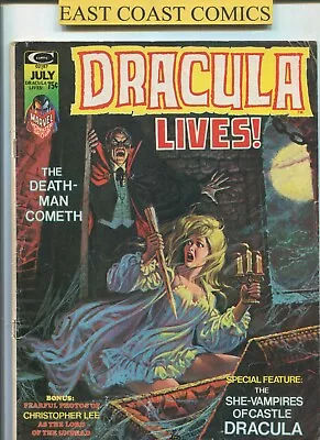 Buy Dracula Lives #7  (vg/fn) - Marvel 1974 • 12.95£