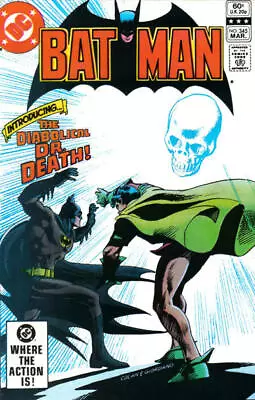 Buy BATMAN #345 VF, Gene Colan Art, Direct C, DC Comics 1982 Stock Image • 7.12£