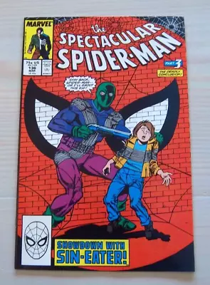 Buy Spectacular Spider-Man #136 - Showdown With Sin-Eater!- Marvel - Exc. Cond. 1988 • 3.91£
