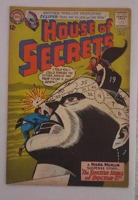 Buy House Of Secrets #65 & #66 First Eclipso Cover VG/FN DC COMICS 1964  • 47.31£