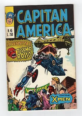 Buy 1970 Marvel Captain America #129 & X-men #44 1st App Of Red Raven Rare Key Italy • 95.15£