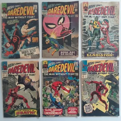 Buy Daredevil 7, 12, 17, 18, 19, 20, 31 Marvel Comics 1964 • 156.83£