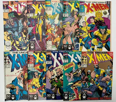 Buy Bulk Lot Of Uncanny X-Men 271-280 Marvel Comics Good Condition 10 Issue Run Set • 30£