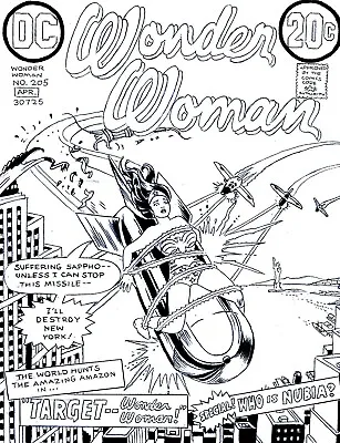 Buy Wonder Woman # 205 Cover Recreation Bondage Cover Original Comic Art  • 22.13£