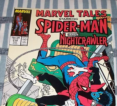 Buy The Amazing Spider-Man #161 Reprint In MARVEL TALES #214 From Aug. 1988 In F/VF • 8.69£