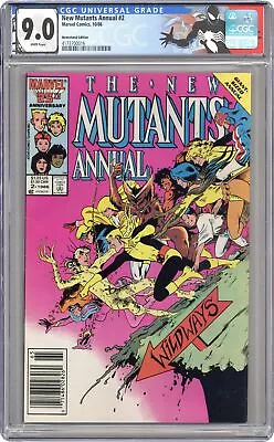 Buy New Mutants Annual #2N CGC 9.0 Newsstand 1986 4173700016 • 83.01£