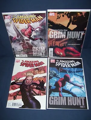 Buy The Amazing Spider-Man #634 With Variants Marvel Comics 4 Issues 2010 Grim Hunt • 23.64£