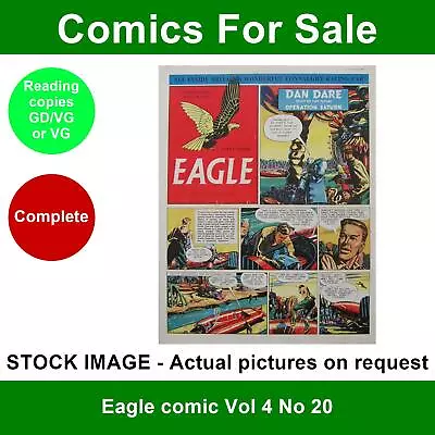 Buy Eagle Comic Vol 4 No 20 - GD/VG To VG - 21 August 1953 - Connaught Formula II • 4.99£