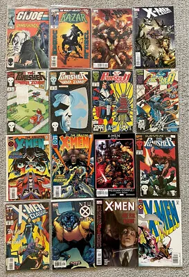 Buy (16) Marvel Comic Book Lot X-Men 11 207 GJ Joe 55 Ka-Zar 8 Punisher 78 Legacy • 11.91£