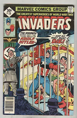 Buy The Invaders #19 August 1977 VG Hitler Cover • 4.79£