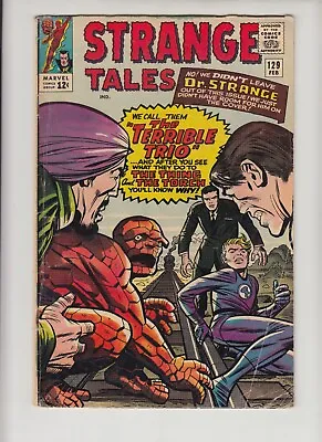 Buy Strange Tales #129, Vg 4.0 Condition, 1965 Marvel • 24.13£