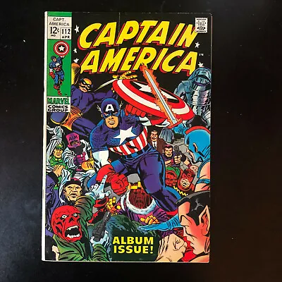 Buy Captain America #112 Jack Kirby 8.0 • 79.95£