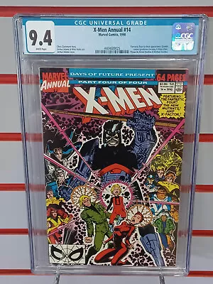 Buy X-MEN ANNUAL #14 (Marvel, 1990) CGC Graded 9.4 ~ GAMBIT ~ WHITE Pages • 63.73£