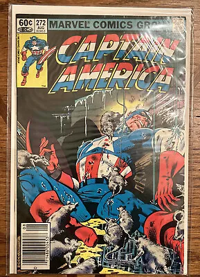 Buy CAPTAIN AMERICA #272 Newsstand Unread Bagged/Boarded For 35 Yrs 1st Vermin • 40.54£