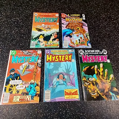 Buy THE HOUSE OF MYSTERY (LOT OF 5) DC COMICS 1977-1982 Horror  • 23.70£