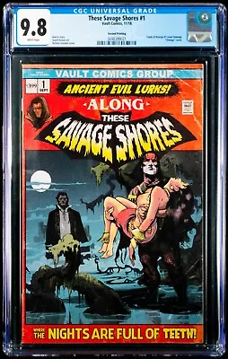 Buy These Savage Shores #1 CGC 9.8 Second Printing Tomb Of Dracula #1 Homage Cover • 201.06£