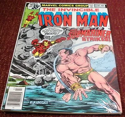 Buy Iron Man 120 (1979) FIRST APPEARANCE JUSTIN HAMMER & Industries + VS NAMOR • 15.81£