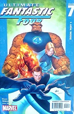 Buy ULTIMATE FANTASTIC FOUR # 7 DOOM: PART 1 August 2004 (Vintage US Marvel Comic) • 5.29£