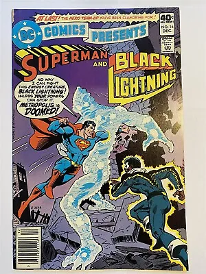 Buy DC COMICS PRESENTS #16 Superman Black Lightning DC Comics 1979 VF- • 2.99£