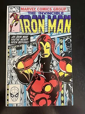 Buy IRON MAN #170, Vol 1 - (1983) - Direct- 1st James Rhodes Iron Man - Marvel - VF • 13.48£