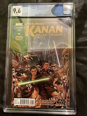 Buy MARVEL Star Wars Kanan The Last Padawan #1 (2015) CGC 9.6 WHITE Pages • 185£