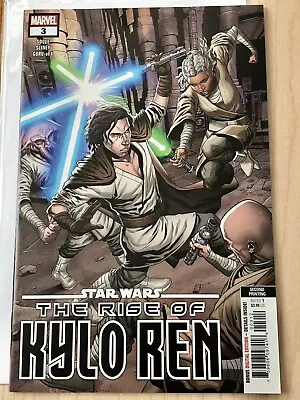 Buy RARE VARIANT! STAR WARS THE RISE OF KYLO REN #3 2nd Print 1st Avar Kriss Jedi NM • 39.71£