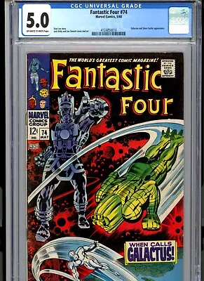 Buy CGC 5.0 Fantastic Four #74 Galactus & Silver Surfer Appearance • 159.90£