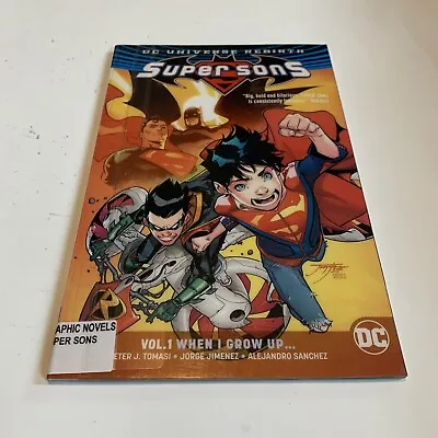 Buy Super Sons Vol 1 When I Grow Up Paperback DC Comics • 4.82£