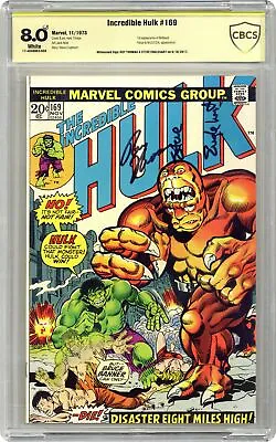 Buy Incredible Hulk #169 CBCS 8.0 SS Thomas/Englehart 1973 17-4049963-058 • 118.49£