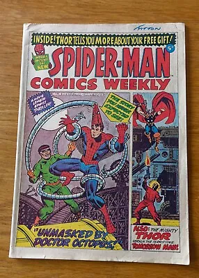 Buy Marvel Comics UK Spider-man #4 Number 4 Original March 10 1973 • 6.25£