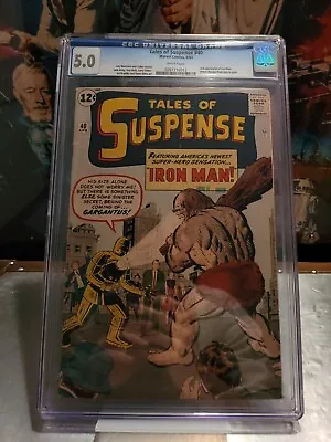 Buy Tales Of Suspense 40 CGC 5.0 Second Appearance Of Iron Man, WP • 1,125£
