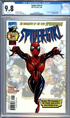 Buy Spider-Girl #1  1st Appearance Of Mr. Nobody  1st Print  CGC 9.8 • 114.19£