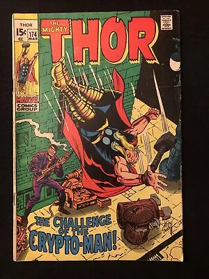 Buy Thor 174 4.5 1970 Marvel Crypto Man Bd • 9.63£