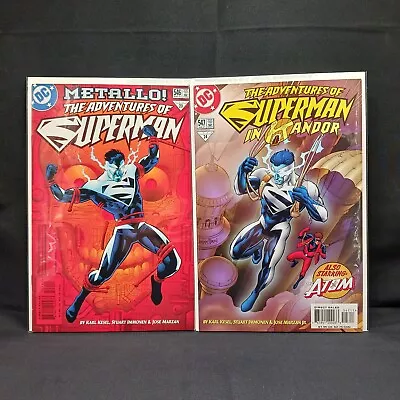 Buy The Adventures Of Superman 546 And 547 DC Comic Book Lot Of 2 1997 Modern Age • 20.81£