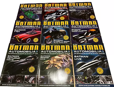 Buy Job Lot X 9 Batman Automobilia  Magazines • 1.99£