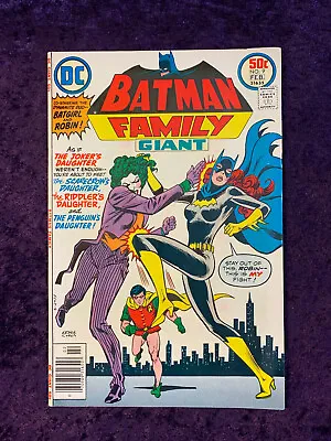 Buy Batman Family GIANT #9  Batgirl & Robin / Joker Daughter / 1st Series 1977 • 78.24£