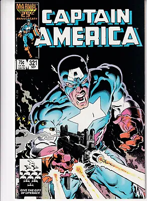 Buy CAPTAIN AMERICA Vol. 1 #321 September 1986 MARVEL Comics - Flag Smasher • 75.26£