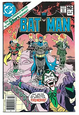 Buy Batman #321 -- Dc Bronze Age Comic -- The Joker's Birthday! -- March 1980 • 47.02£