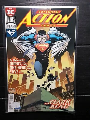 Buy DC SUPERMAN ACTION COMICS # 1001 2018 Bendis VF Comic Bagged/boarded • 5.13£