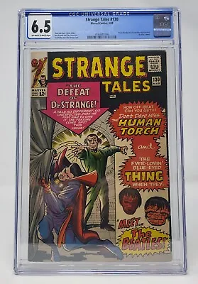 Buy Strange Tales #130 (1965) CGC 6.5 Cameo Of The Beatles Jack Kirby Stan Lee • 158.12£