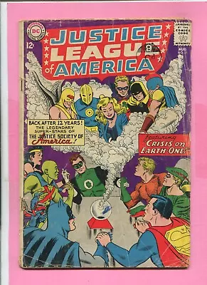 Buy Justice League Of America # 21 - 1st Sa Justice Society - Key - Sekowsky Art • 69.99£