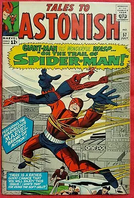 Buy Tales To Astonish 57 Marvel Silver Age 1964 Spider-Man Appearance • 420£