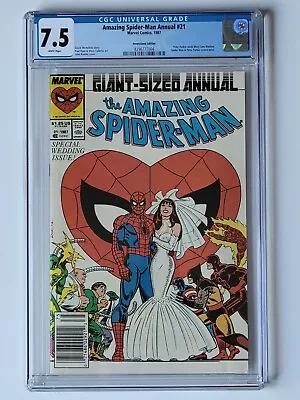 Buy Marvel Amazing Spider-Man Annual #21, CGC 7.5 • 59.38£