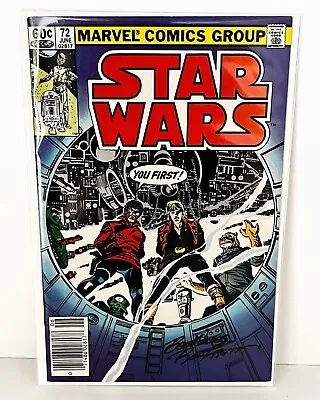 Buy Star Wars #72 Vol 1 (Marvel Comics, 1983) Newsstand Signed By Ron Frenz VF+ • 23.74£