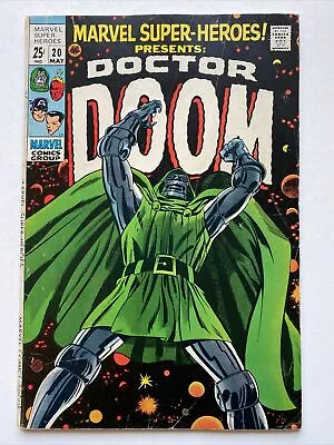 Buy Marvel Super-Heroes # 20 - Doctor Doom Classic Cover 1969 VG • 134.36£